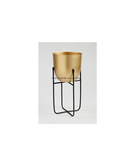 Jardinière en métal artisanale de conception premium abordable avec support compact pour les événements de cadeaux ou la décoration personnelle de l'amélioration de la maison - Product Image 1