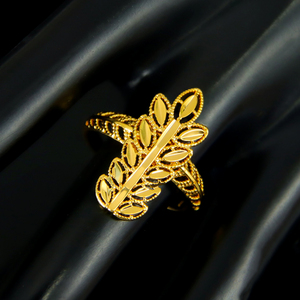 Luxury Dubai Wedding Jewelry <b>Set</b> Gold Plated Bridal Leaf Design Necklaces <b>Bracelet</b> <b>Earring</b> Ring for Women Vintage Jewelry - Product Image 4