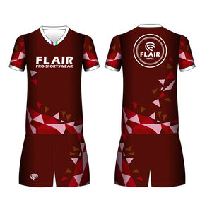 Ensemble de vêtements de sport en jersey imprimé à manches courtes respirant de haute qualité unisexe grande taille pour le volley-ball - Product Image 2