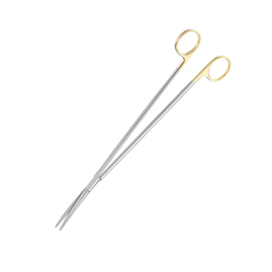 กรรไกรสำหรับโรงพยาบาลแบบแมนนวลขนาด7นิ้วทำจากสเตนเลสชุบทองครึ่งชิ้นเครื่องมือผ่าตัดที่ทนทาน - Product Image 2