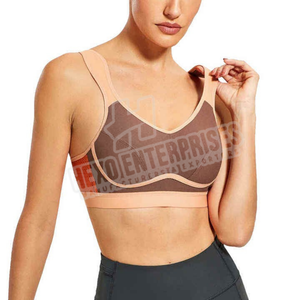 Sujetador deportivo personalizable Active Wear para mujer Tallas grandes Transpirable Spandex Poliéster Hecho en Pakistán - Product Image 2