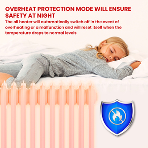 Radiateur de chauffage à huile EXTRALINK 2500 W 11 FINS NY-25W1 radiateur rempli d'huile 1000 W/1500 W/2500 W - Product Image 5