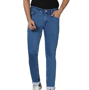 Nouvelle arrivée pantalon en denim pour hommes meilleur design pantalon en denim vêtements d'hiver doux respirant confortable séchage rapide avec taille personnalisée - Product Image 4