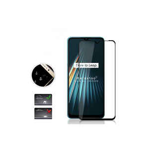 Protector de Pantalla Frontal Netzy Realme C3 al por Mayor, Cobertura Total, Borde Negro Resistente a Roturas, Película Protectora de Vidrio Templado - Product Image 4