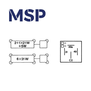 4DM003360021 - Unidad Intermitente - 12V - Conector de 4 Pines - Electrónica - ECE - Piezas y Accesorios para Remolques - MSP Export - Product Image 3