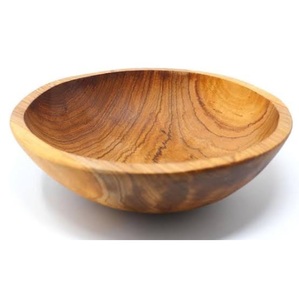 100% Natural único artesanal madera de Acacia ensalada servir logotipo personalizado cocina tazón de madera ecológico con tazón de comida de alta calidad - Product Image 5