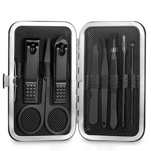 Kit de Manicura y Pedicura Profesional de 8 Piezas, Logotipo Personalizado, Cortaúñas de Acero Inoxidable de Calidad, Cortacutículas, Venta Caliente de Fábrica OEM - Product Image 1