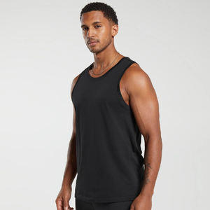 Camiseta sin Mangas de Algodón para Hombre, Transpirable, de Secado Rápido, Estilo Casual, Tejida, a Precio Competitivo, al por Mayor - Product Image 3