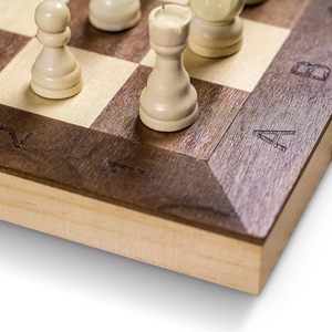 Thông Minh Chiến thuật 16 "gấp cờ vua thiết lập với thêm nữ hoàng làm bằng gỗ phiên bản tiêu chuẩn trò chơi bán buôn - Product Image 3