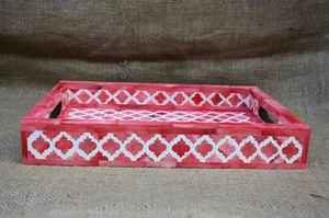 Plateau de service en bois fabriqué à la main de haute qualité personnalisé pour la maison et le restaurant en bois naturel pour restaurant hôtel - Product Image 3