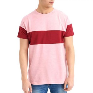 OEM chemises décontractées à manches courtes de couleur unie pour hommes vêtements prix de gros coton t-shirt décontracté vêtements d'été nouveau design - Product Image 1