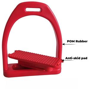Estribos de caballo de plástico transpirables y estables para seguridad y comodidad en la conducción - Product Image 2