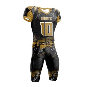 Maillots de football américain pour hommes, courts, imprimés, personnalisés, sublimation, respirants, vente en gros, service OEM, prix raisonnable - Product Image 1