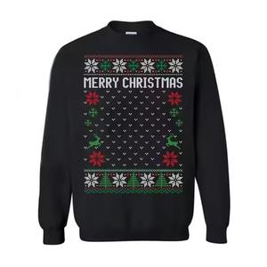 Sudadera con Capucha Navideña para Hombre, Cómoda y Moderna, 100% Poliéster, con Logotipo Personalizado, MOQ Bajo - Product Image 1