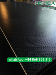 Contrachapado Recubierto de Película para Construcción, Hecho en Vietnam, 18mm 21mmx1220x2440mm, en Negro/Marrón, Pegamento WBP, Certificado CE EUDR FSC - Product Image 5