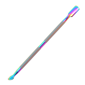 Dual-End Stainless Steel <b>Nail</b> Pusher <b>Tool</b> with Pink Handle Durable for Manicure Pedicure Cuticle Care - Product Image 4