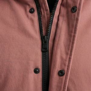 Veste d'hiver longue en coton respirant de haute qualité avec capuche en fausse fourrure, isolée thermiquement, coupe-vent - Product Image 4