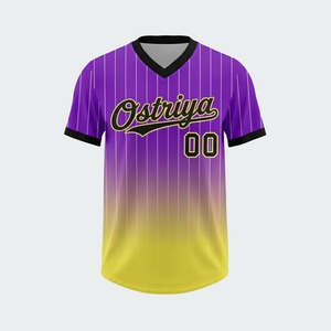 Camisetas de Béisbol Sublimadas Personalizadas al por Mayor para Adultos, Fabricación Profesional, Ropa Deportiva Transpirable con Corte Automatizado - Product Image 3