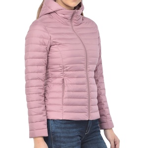 Chaqueta acolchada para mujer hecha en fábrica 2025, tela de lona cómoda a la moda, nueva llegada, ropa para exteriores - Product Image 3