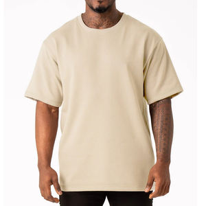 Camiseta atlética de alta calidad superior para hombres con todos los tamaños disponibles Ropa de hombre superventas Ropa informal Camiseta en color liso - Product Image 1