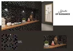 Vistaar marca cuadrado cristal mármol porcelana vidrio mosaico pizarra mezcla decorativa Interior cerámica pared azulejos 300x300mm venta - Product Image 3