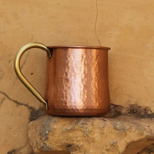 Taza de cobre sólido puro hecha a mano para uso en restaurante, taza de mula de Moscú, regalo de vino de Vodka, taza de cerveza de cobre puro con logotipo personalizado - Product Image 2