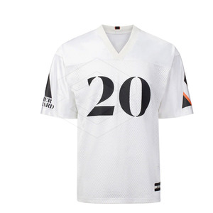 100% polyester tissu meilleur prix maillot de football américain nouveauté vêtements de sport nom personnalisé imprimé - Product Image 1