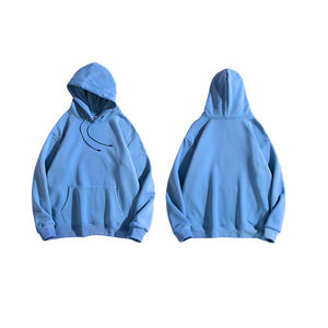 Sudadera con Capucha de Algodón 100%, Gruesa, con Bolsillos Delanteros Grandes y Logotipo Personalizado, Corte Holgado, Ropa Deportiva para Otoño - Product Image 6