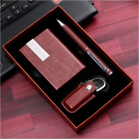 Produit promotionnel d'entreprise, papeterie de bureau, ensemble de bloc-notes de luxe personnalisé avec logo, cadeau d'entreprise pour les petites entreprises
