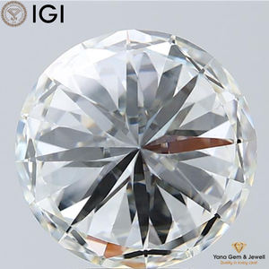 H สี VVS2ความคมชัด5.00 ct. เพชรทรงกลมโตจากห้องปฏิบัติการ CVD พร้อมด้วยใบรับรอง IGI สำหรับทำเครื่องประดับ - Product Image 3