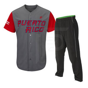 Uniforme de béisbol con logotipo personalizado para hombre, uniforme profesional de Béisbol Juvenil de alta calidad - Product Image 1