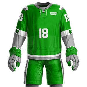 Uniforme de Hockey sobre Hielo de Poliéster para Adultos, Cómodo, Transpirable, de Alta Calidad, con Nombre de Equipo Personalizado, Servicio OEM Disponible - Product Image 5