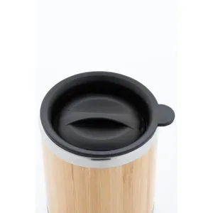 Tumbler Termico in Bambù Booka, Gadget Ecologico Promozionale per Bevande - Product Image 3