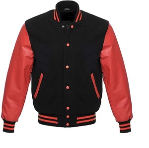 Veste de moto Letterman pour hommes de haute qualité sur mesure col en V manches longues écologiques avec tissu léger pour l'hiver - Product Image 1