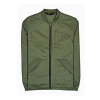 Nouvelle Veste Bomber Homme Personnalisée de Haute Qualité, Col Montant, Design en Toile, Respirante et Coupe-Vent pour l'Hiver - Vente Chaude