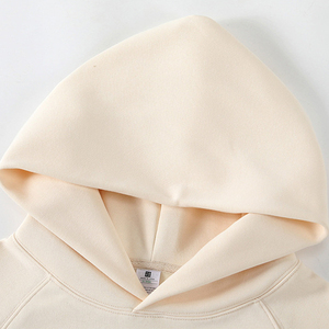Sudadera con Capucha para Mujer, Color Sólido, Tejido de Algodón, Informal, con Bolsillos, Logotipo Frontal - Product Image 2