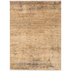 Entropy Beige <b>Brown</b> Hand Knotted <b>Wool</b> Rug AKWL-1824(MICV) Abstract Living Carpet for Home Bedroom Hallway Rectangle Puzzle - Product Image 1