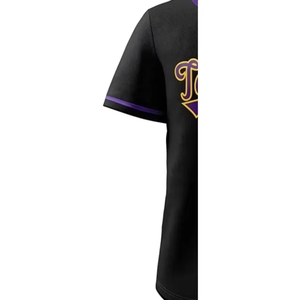 Camiseta de Béisbol para Hombre, Transpirable, de Secado Rápido, con Estampado por Sublimación, Cuello en V, 100% Poliéster, OEM, Venta al por Mayor, Nuevas Camisetas, Diseños de 300g - Product Image 4