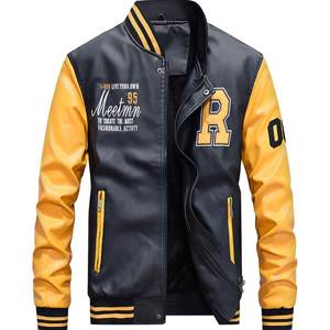 Top Sale Premium Quality Men's Jacket Fresh <b>Material</b> with Customizable Design Hot Trending Low Price Versity Jacket for men - Product Image 3