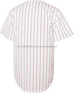 Customizable Button-Down Baseball Jerseys for Adults Unique Design Breathable Feature Made Factory Casual Wear Softball Wears - Product Image 3