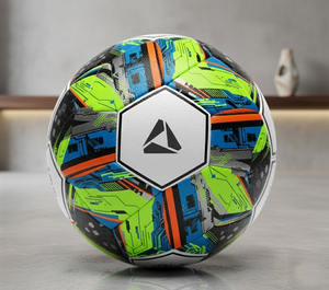 Ballon de football promotionnel personnalisé en vente chaude, cousu à la machine, outil d'entraînement en PVC, couleur personnalisable - Product Image 6