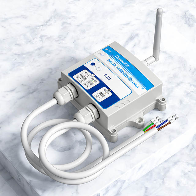 DTECH Industrial Grade Wireless Data Transmission 5KM DTU RS232 RS485 Wireless Data Transmit LoRa