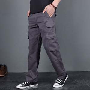 Pantalones Cargo Casuales para Hombre, Último Modelo, con Múltiples Bolsillos, Talla Grande, Pantalones Rectos de Invierno para Hombre, Diseño Personalizado - Product Image 4