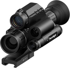 Lunette de vision nocturne thermique multispectrale ThermNight TNC225R de qualité exceptionnelle avec télémètre laser, écran 22 pouces, jumelles 12MP - Product Image 1