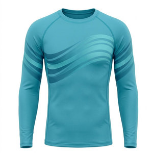Chemises de compression professionnelles pour hommes, manches longues, athlétiques, pour la course à pied, l'entraînement, la remise en forme, la salle de sport, les sports, les performances, vêtements de sport actifs - Product Image 1
