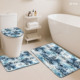 Custom Printed <b>Mat</b> <b>Bathroom</b> Rug <b>Set</b> for <b>Bathroom</b> Non-Slip Shower Curtain Bath <b>Mat</b> - Product Image 6