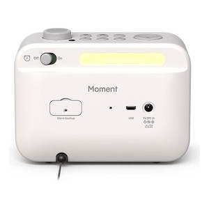 Radio domestique MOMENT en coton blanc, modèle 30102, avec fonction radio-réveil - Product Image 3