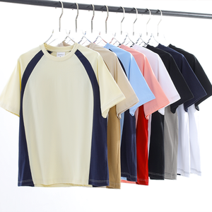 Camiseta raglán de algodón 100% Unisex para hombre, camiseta personalizada de gran tamaño con estampado de hojaldre de alta calidad, ropa de calle pesada para hombre - Product Image 3