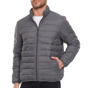 Nueva llegada de alta calidad, chaquetas para hombre, impresión personalizada, ropa de invierno, producto al por mayor, chaqueta acolchada transpirable de talla grande para hombre - Product Image 1