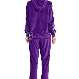 Ensemble de survêtement deux pièces à capuche uni, personnalisable, écologique et respirant, pour sports de plein air, gym et entraînements – Collection Hiver Streetwear - Product Image 2